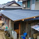 屋根の下地出来ました。あとは、板金屋さんにお願いします。